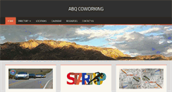 Desktop Screenshot of albuquerquecoworking.com